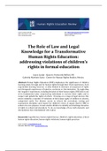 The_role_of_law_and_legal_knowledge