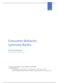 Consumer Behavior: summary whole book. By Kobe Millet: Kardes and Gravetter