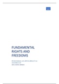 Derechos y Libertades Fundamentales