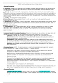 NR 222 / NR222 Health and Wellness Exam 3 Study Guide (New, 2020 study Guide) | Chamberlain College