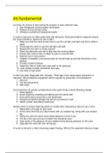 Ati fundamental Questions and Answers rated A