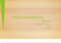NSG6430; Nancy Campbell Case Study Octavia Holloway-Freeman Week 7