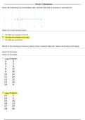 MATH 225N Week 3 Central Tendancy Questions and Answers. Chamberlain College