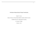 Coun 6723: Multicultural Counseling - All assignments