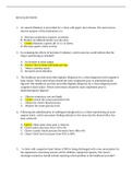 NR 305 HESI Review Question and Answers NR 305 HESI QUESTIONS and Answers