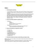 NR511 Final Exam Study Guide Week 1 and 2 Questions And Answers( Complete Solution Rated A)