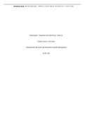 Translation Research & Population Health Management (Nur 550) Literature Reviews