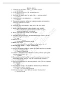 Exam (elaborations) BIOS 252 Midterm Exam Review with Answers 