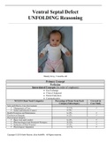 Case Study Ventral Septal Defect UNFOLDING Reasoning, Mandy Gray, 2 months old, (Latest 2021) Correct Study Guide, Download to Score A