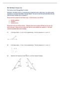 MAT 1500 - Week 5 Practice Test. Questions & Answers. Complete Solutions. A+ Graded.