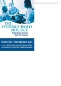 NR 449/NR 505 The Evidence-Based Practice Methods, Models, and Tools for Mental Health Professionals by Chris E. Stout, Randy A. Hayes 