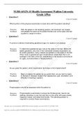 NURS 6512N-15 Health Assessment Grade A Plus - QUESTIONS AND ANSWERS