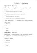 NSG 6999 Week 2 quiz with answers V2