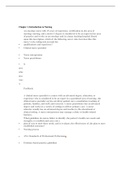Exam (elaborations) NURS 152/NURS152Fundamentals Of Nursing 9th Edition Taylor 