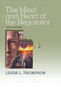 BMGT 362 The mind and heart of the negotiator  Applications and Special Scenarios