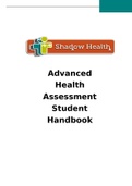 Advanced Health Assessment Student Handbook | LATEST GUIDE 