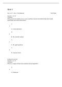 BIOL 180 Quiz 1 Questions and Answers: American Public University Latest Graded A.