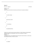 BIOL 180 Quiz 3 Questions and Answers: American Public University Latest Graded A.
