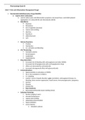 Pharmacology Exam #2 Study Guide