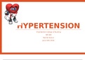  NR 508: Grand Rounds Presentation - Hypertension - Chamberlain College of Nursing.