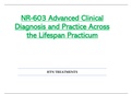 NR603 / NR-603 HTN TREATMENTS (Latest 2021 / 2022): Advanced Clinical Diagnosis and Practice Across the Lifespan Practicum - Chamberlain