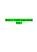 Week 2: COPD Case Study Part 1Problem-based learning is a methodology designed to help students develop the reasoning process used in clinical practice through problem solving actual patient problems in the same manner as they occur in practice