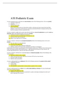 Paediatric--A--T--I- Paediatric (1400QA)Proctored Question Answers Exam  and other related Exams