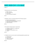 ACC 290 Final Exam Study Guide: