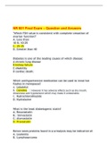 NR 601 Final Exam – Question and Answers