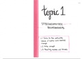 IB Higher Level Chemistry Concise Notes in Booklets