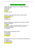 NR 601 FINAL STUDY GUIDE /NR 601 FINAL EXAM QUESTIONS AND ANSWERS. GRADED A+