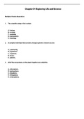Exam (elaborations) BIOS-242 Fundamentals of Microbiology with Lab-Test Bank (BIOS-242) 