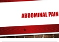 Abdominal Pain DDx