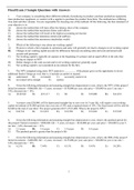 Exam (elaborations) FInancial Analysis Graduate (FIN 6406)