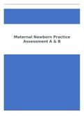 Maternal Newborn Practice assessment A and B