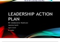 NR 447 RN Leadership Action Plan- Chamberlain College of Nursing