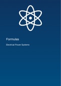 Formulas for Electrical Power Systems
