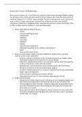 Study Guide for Exam 2 Pathophysiology questions .