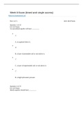 SCIN 138 Week 6 Exam (GRADED A+) Questions and Answers AMU