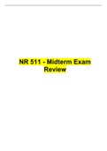 NR 511 - Midterm Exam Review.