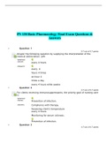 PN 138 Basic Pharmacology Final Exam Questions & Answers