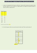 MATH 225N Week 2 Assignment, Frequency Tables Question and Answers (Verified)