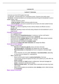 NEUR1202 - Classes 5-8 Summary/Notes - Exam Study Guide