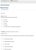 SCIN132 Week 8 Quiz GRADED A