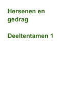 Samenvatting Hersenen en Gedrag, Deeltentamen 1, ISBN: 9781473769779