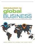 Test Bank For Introduction to Global Business Understanding the International Environment & Global Business Functions 2nd Edition By: Julian E. Gaspar Chapter