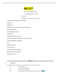 NR 327 Exam 2 Content Review Sheet | (Postpartum hemorrhage, Uterus) | Chamberlain College of Nursing.