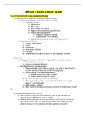 NR 328 – Exam 2 Study Guide.