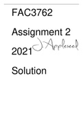 FAC3762 Assignment 2 of 2021 Answers