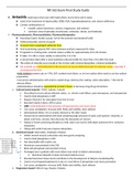NR565 / NR 565 Week 7 & Week 8 Final Exam Study Guide (Latest 2021/ 2022): Advanced Pharmacology Fundamentals - Chamberlain College of Nursing.